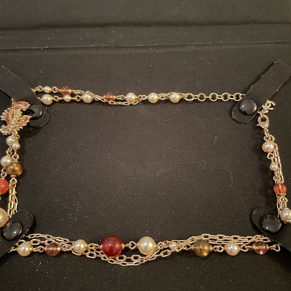 Chanel Faux Pearl + Resin Bead Necklace - Picture 7 of 11